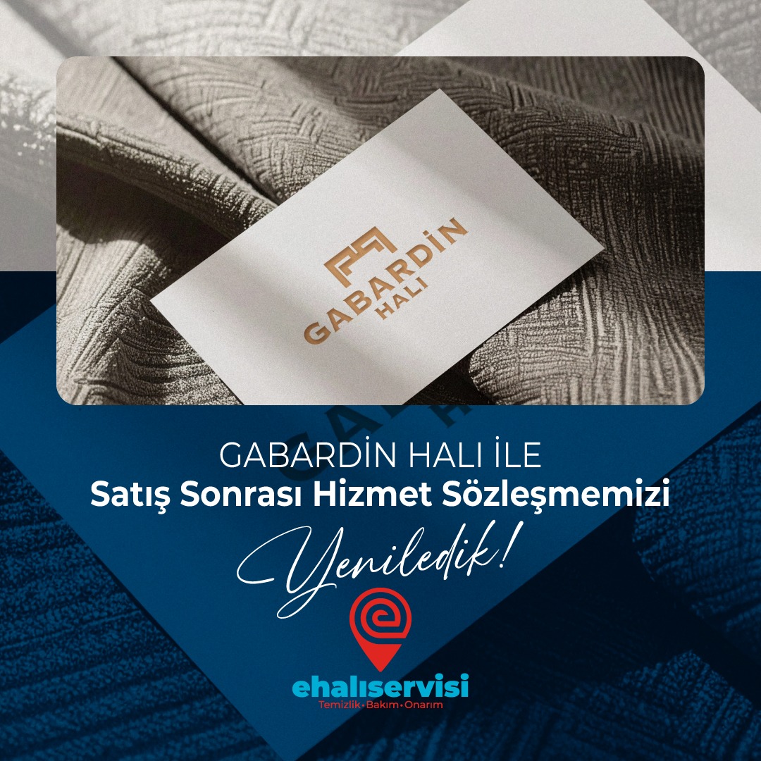 Gabardin Hal� ile Anla�mal� Servis �� Birli�imiz 2026 Y�l�nda da Devam Ediyor�